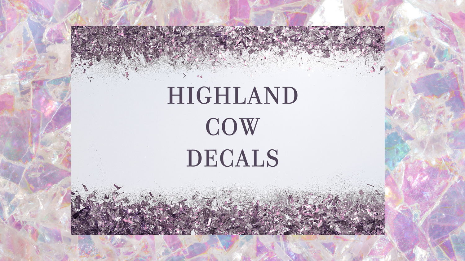 Highland Cows Decals