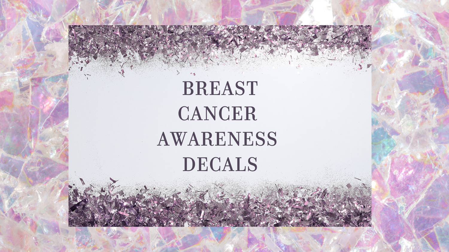 Breast Cancer Awareness Decals
